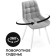Stool on a chelsea metal -steamer spinning, metal/velor, white/gray 49x50x84 cm
