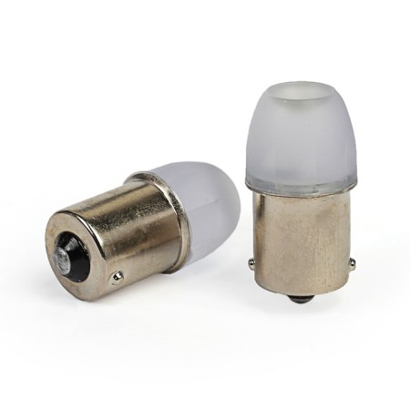 LED LED KS, High Power, 21 W Ba15S, 12 V, 3SMD, lens, white, turn, stop-signal