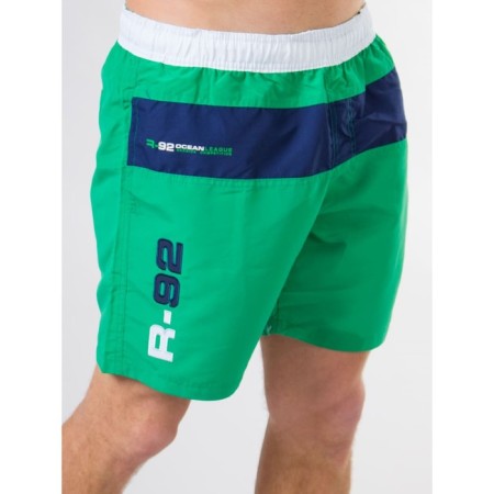 Male ISee shorts, size 52, green color, blue-1