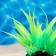 The plant is artificial aquarium, luminous, 10 cm, green