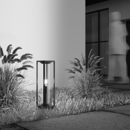 Landscape lamp Outdoor O452FL-01GF1, E27, 1x15 W, 145x145x500 mm, graphite-4