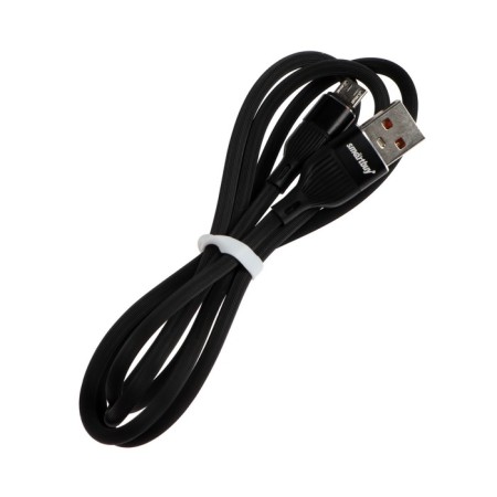Cable Smartbuy S72, MicroUSB - USB, 2.4 A, 1 m, charging + data transfer, black-2
