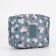 Lightning cosmetic bag, gray-blue color