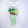 Dinosauric cocktail tubes, set of 6 pcs.