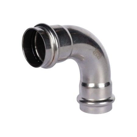 Two-Frame Rommer RSS-0003-000042, VPR-UPR, D = 42 mm, 90 °, press, stainless steel. steel