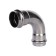 Two-Frame Rommer RSS-0003-000042, VPR-UPR, D = 42 mm, 90 °, press, stainless steel. steel