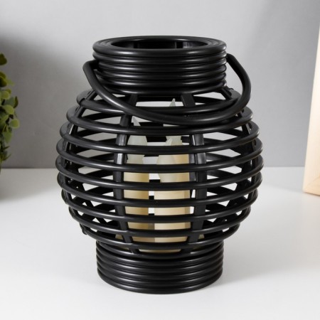Spick Led Basket from 3haaa Black 14.5x14.5x17.5 cm Risalux-1