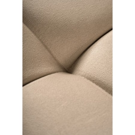 SHEET on a metal frame Chelsea Metal/velor, black/beige 50x60x80 cm-5