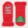 Nosk children's terry with stoppers of crumb I "Dracos" 12-14 cm, red