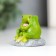 Souvenir Polystone "Frog with a heart on the pebble" 4.7x4.3x5.2 cm