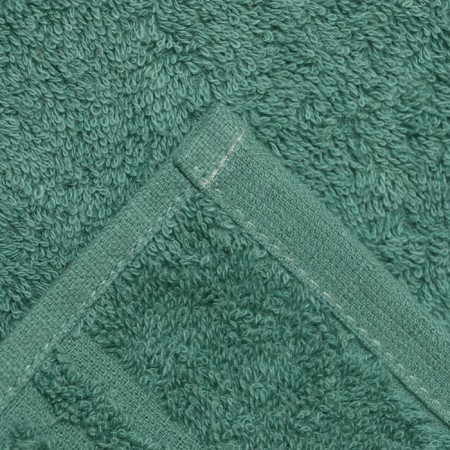 Terry towel with a border 50x90 cm, green, cotton 100%, 430g/m2-3