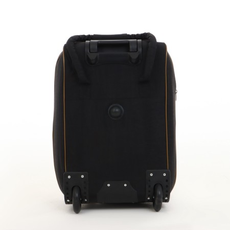 Small Small suitcase 20 "with a bag, a lightning department, with an extension, the color is black-3