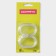 A set of rings for curtains in the bathroom, plastic, 12 pcs, transparent
