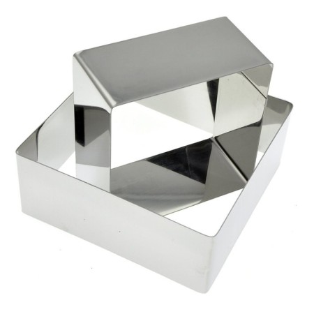 Set of culinary forms "Square", 8x8x4 + 10x10x4 cm-2