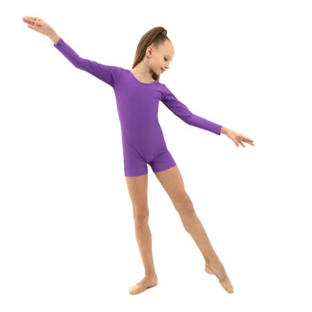 A swimsuit for gymnastics and dancing Grace Dance, p. 28, purple color-2