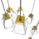 Suspension lamp Maytoni Mod325PL-07G, 7XG9, 28W, 48x48x323 cm, Color Gold