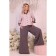Female trousers, size 54, gray color