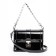 Bag Cross-Body Women's, genuine leather, Ludor black 19x9x13 cm