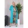 Cardigan female, size 44, green color