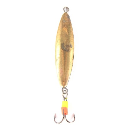 Vertical spinning "Yaman" leech with a tee, size 30 mm, 4.5 g, color nickel-2