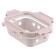 Container for baking, storage and carrying of products in the cover Smart Solutions, 640 ml, pink color