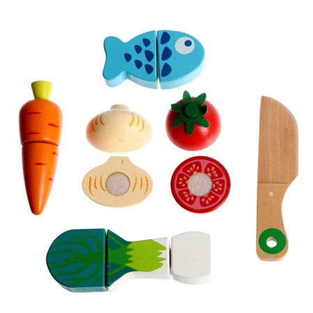 Game box with products "Vegetables and fish" 17x12.5x3.5 cm-2