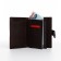 Male purse on Magnet, 3 in 1, for bills, auto documents and passports, brown color