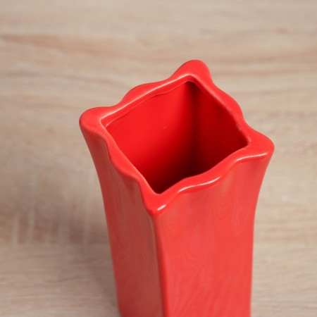 VAZA Ceramics Table "Tiago" Elegy, 16.5x7 cm, red-2