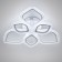 LED LED LED RIVOLI MEGAN 6110-107 106W, LED, 2800K-6200K