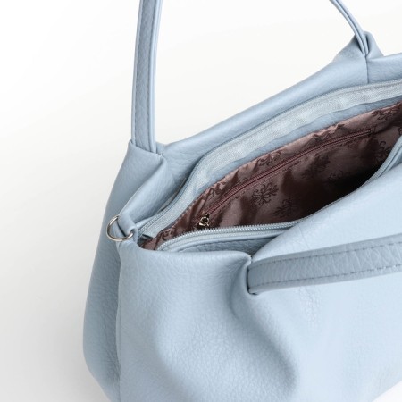 Bag women, medium size, blue color-4