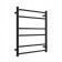 The electric heated towelputor "Dvin" L Neo, 600x500 mm, dimmer, black matte