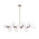 Bolla-Piccolo 28x92x28 cm chandelier, 16x25W G9