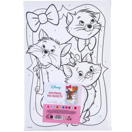 Picture on numbers for children, 20x30 cm, cats aristocrats-6