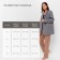 Women's jacket Minaku: classic color gray, rr 46-48
