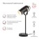 Board lamp N-117-E27-40W-BK black (12/48)