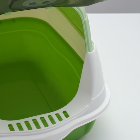 Closed 2-in-1 toilet with a removable top of 34 x 50 x 33 cm, green-3