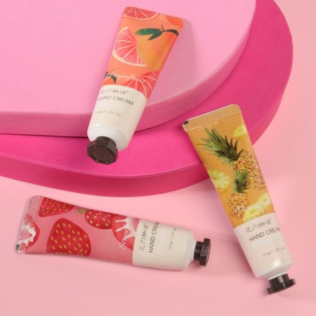 Hand cream "Berry Citrus", set 3 pcs