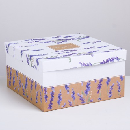 Set of boxes 10 in 1, gift packaging, Provence, 10.2 x 10.2 x 6–28.2 x 28.2 x 15 cm 15 cm-3