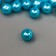 Beads for creativity plastic "turquoise-green" set of 200 pcs d = 0.6 cm