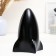 Piggy bank "Rocket" Black with a white marker, 21 cm