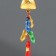 Plastic suspension, textiles "Golden Cash bag with peanuts" 25 cm