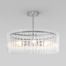 Светильник потолочный Bogate's Flamel 374/6, E14, 6х60Вт, 500х500х380 мм, цвет хром