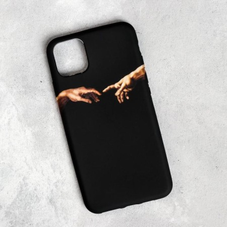 Case for the phone iPhone 11 Pro Max "Creation of Adam", 7.8 x 15.8 cm-1