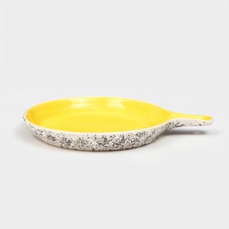 Ceramic "Classic" baking form, yellow, 1 variety, Iran-1