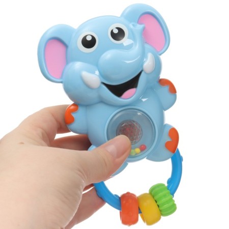 Musical rattle "Elephant", glows, crush me-6