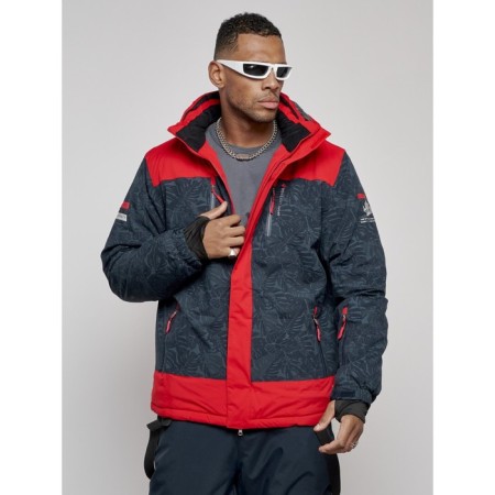 Male ski suit, size 52, dark blue color-6