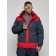 Male ski suit, size 52, dark blue color