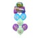 Bouquet of balls “Happy Birthday”, animals, latex, foil, set 7 pcs.