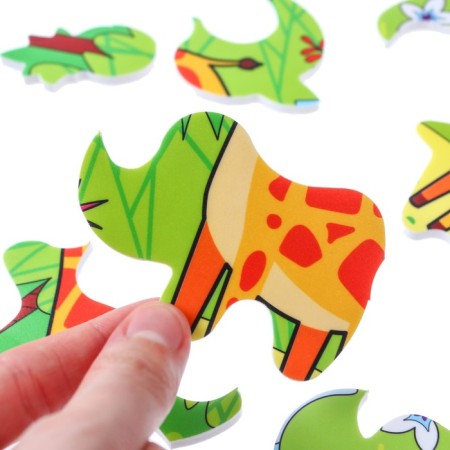 Soft puzzle for kids "giraffe", 14 parts, crumb I-6