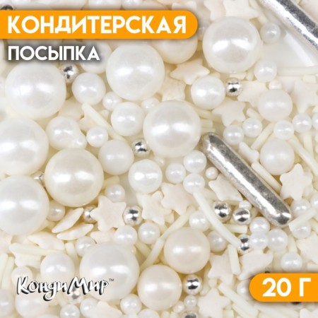 Confectionery Sprinking "Snow Bars", 20 g
